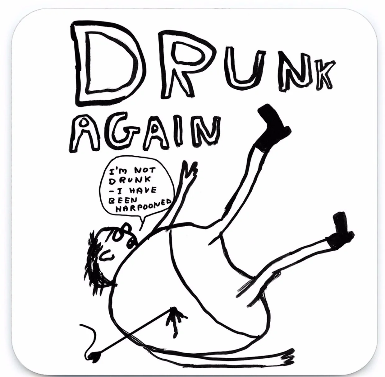 Drunk Again Coaster