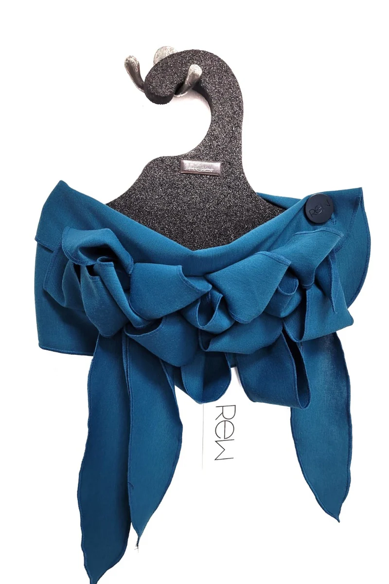 Joop - Lightweight Jersey Scarf Petrol - Image 2