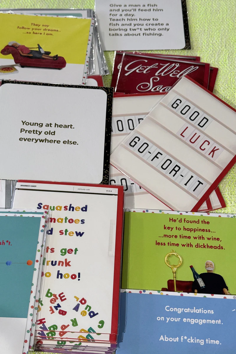 Mixed pack of cards x 10 - Image 4