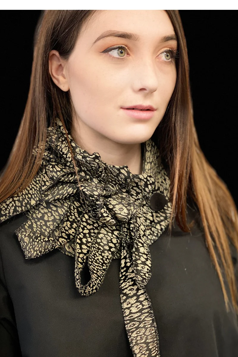 Nessy - Jacquard Woven Animal Evening Scarf - Image 3