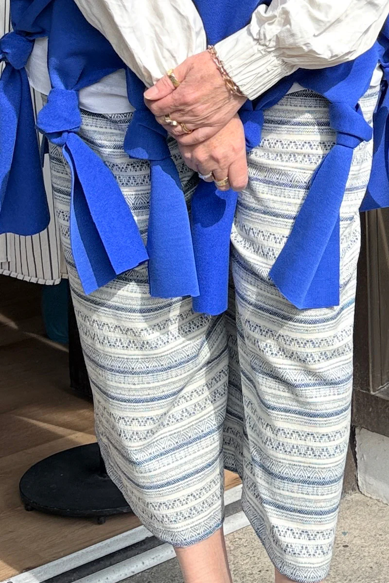 Para - Kazba - Textured Woven Trousers